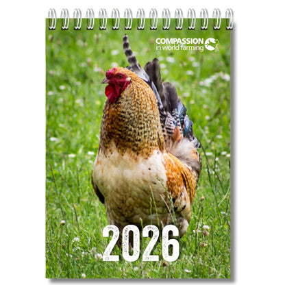 Mooie jaarkalender met dieren 2026